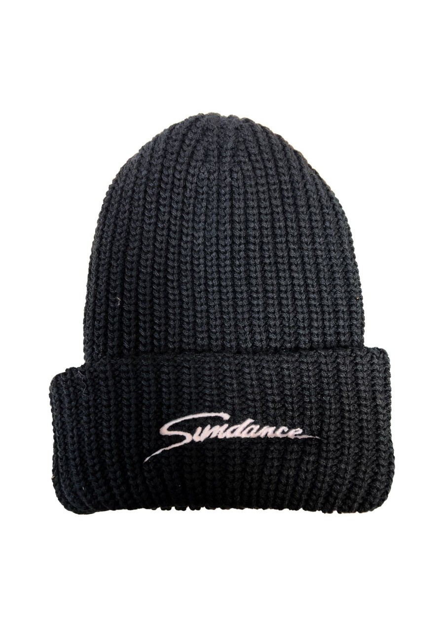 Accessories Sundance Shoes | Sundance Knit Beanie Black