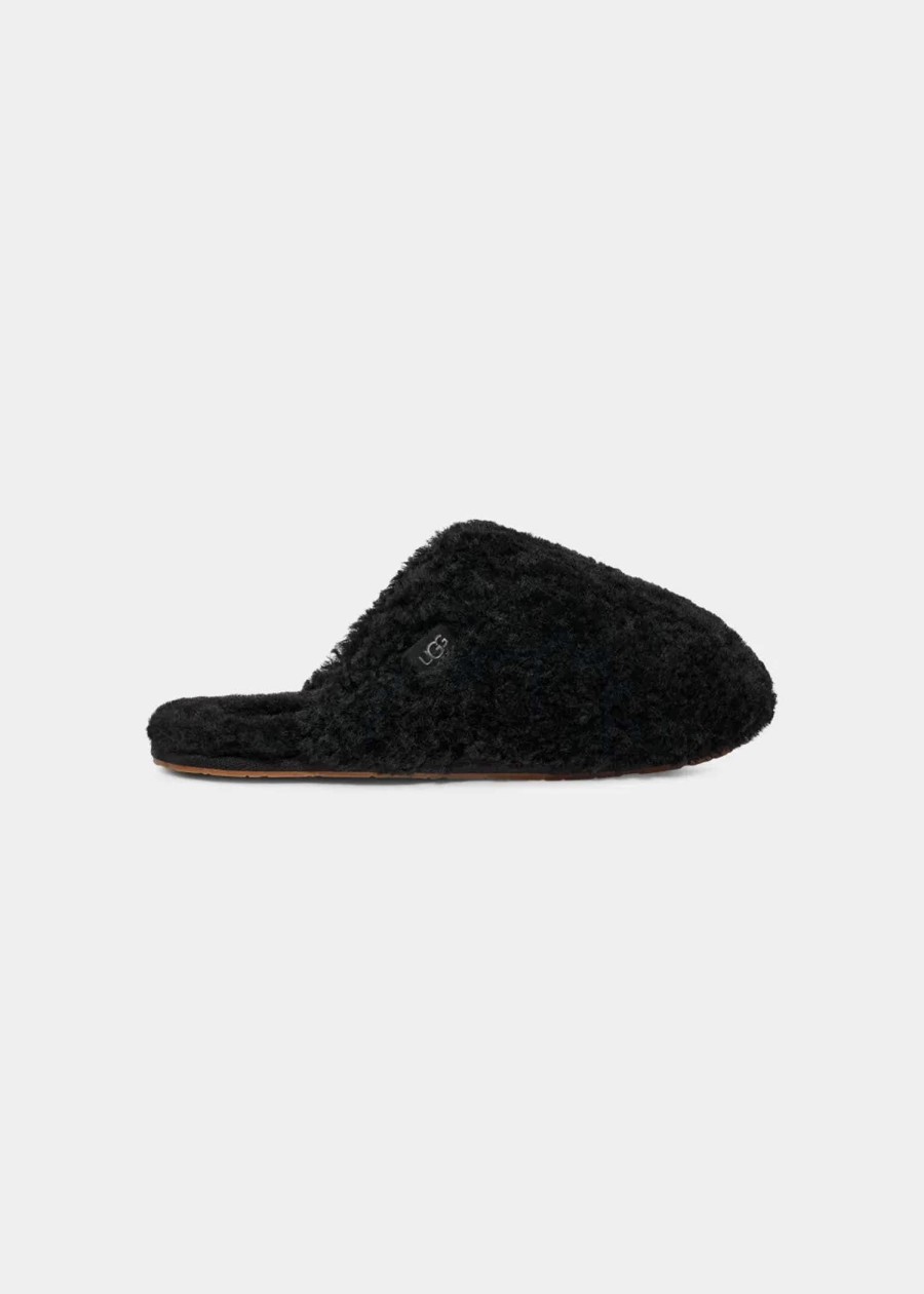 Shoes Sundance Shoes Slides | Ugg®Maxi Curly Slide Black