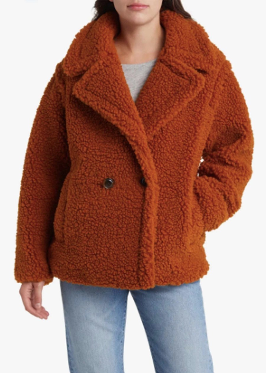 Clothes Sundance Shoes | Ugg®Gertrude Short Teddy Coat - Fs