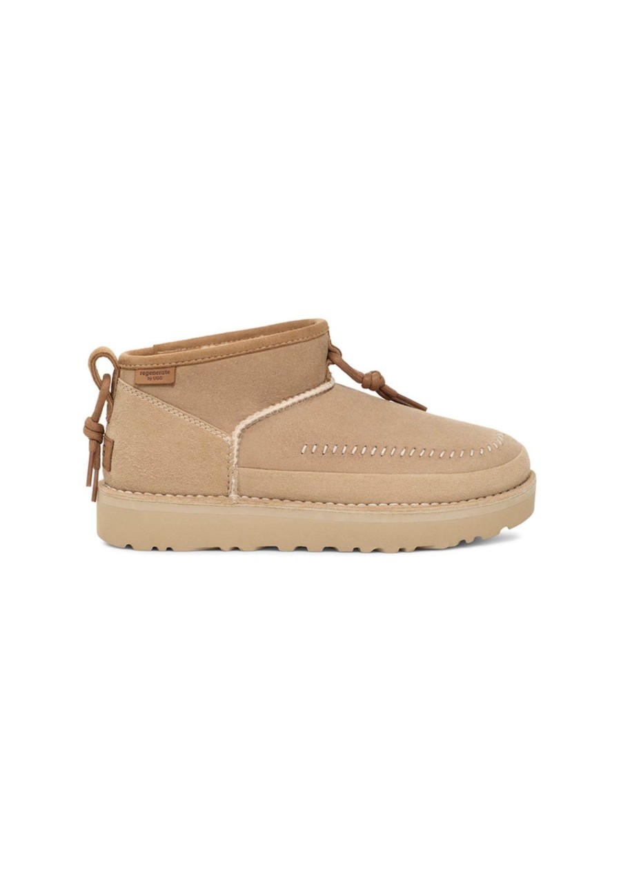 Shoes Sundance Shoes | Ugg® All Gendered Ultra Mini Craft Regenerate Shearling Boots Sand