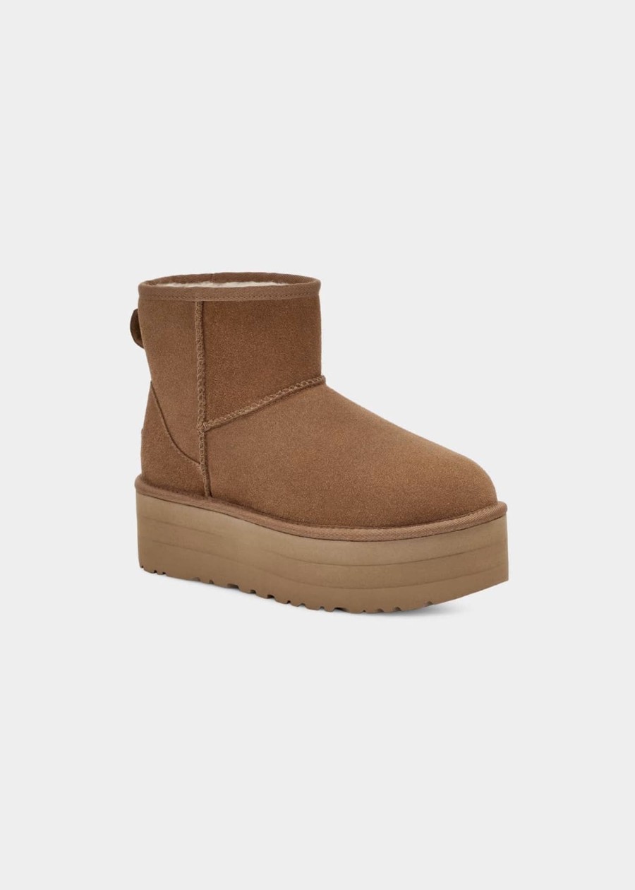 Shoes Sundance Shoes | Ugg® Classic Mini Platform Boot Chestnut