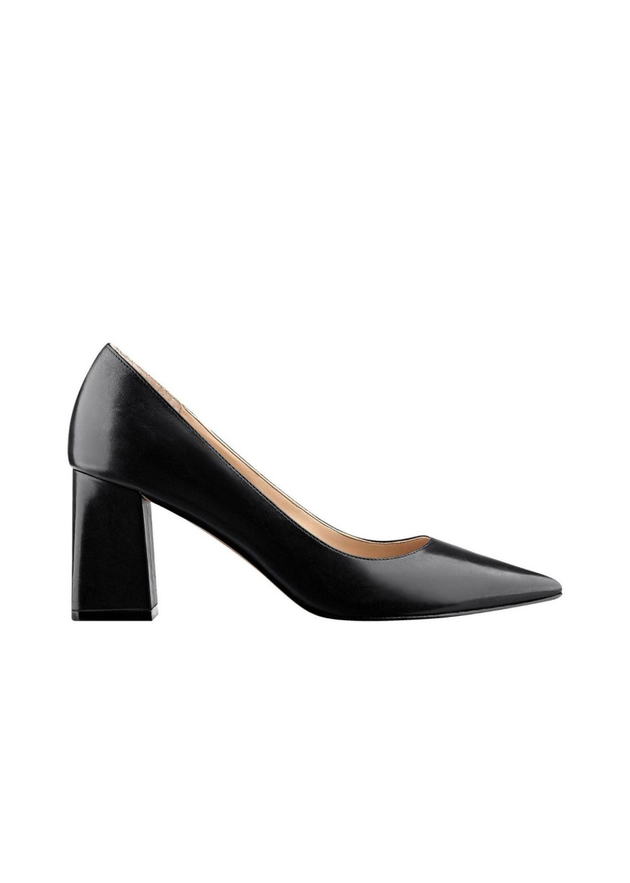 Shoes Sundance Shoes Closed-Toe Heel | Marc Fisher Zala Leather Pump Black