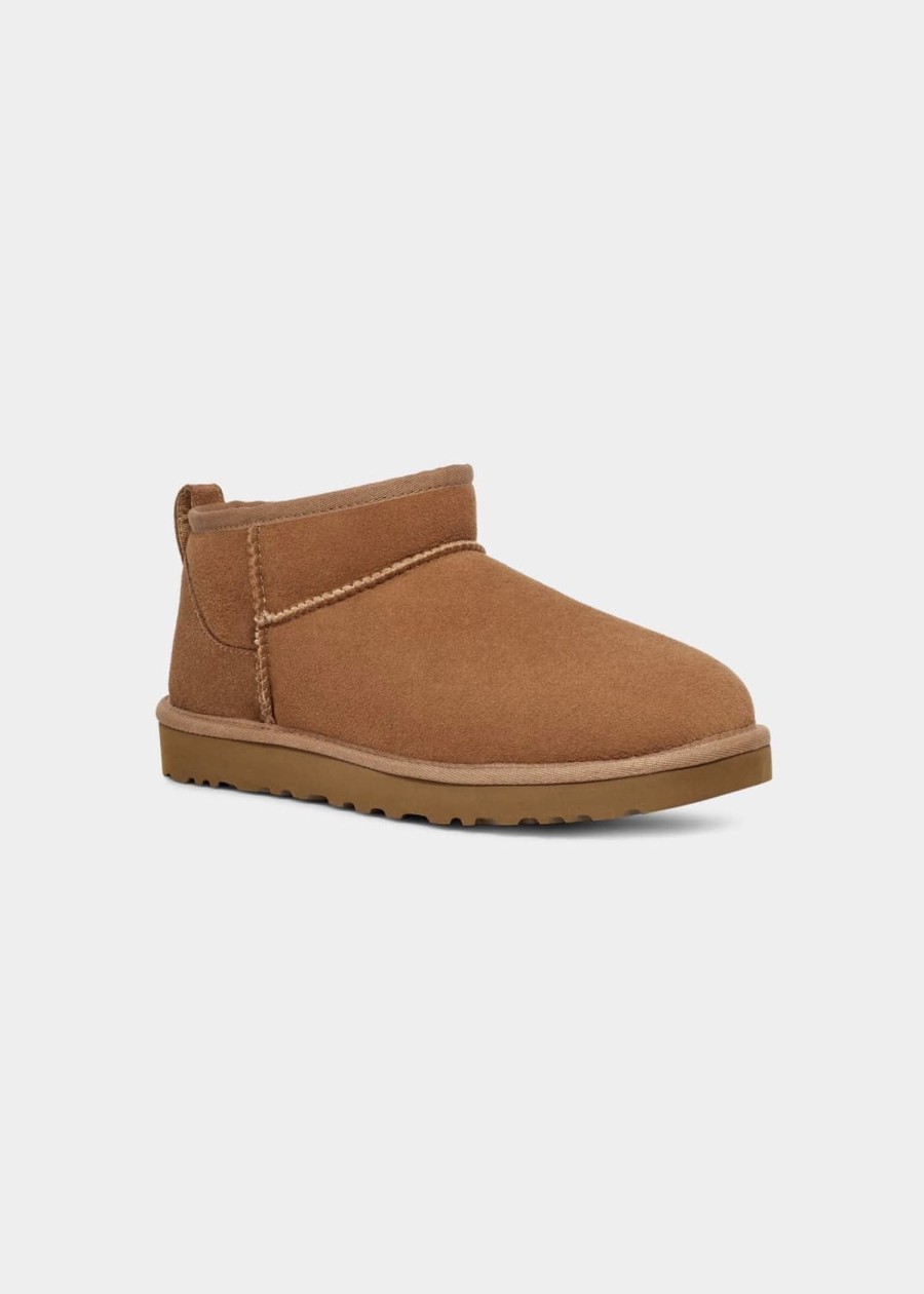 Shoes Sundance Shoes | Ugg® Men'S Classic Ultra Mini Boot Chestnut