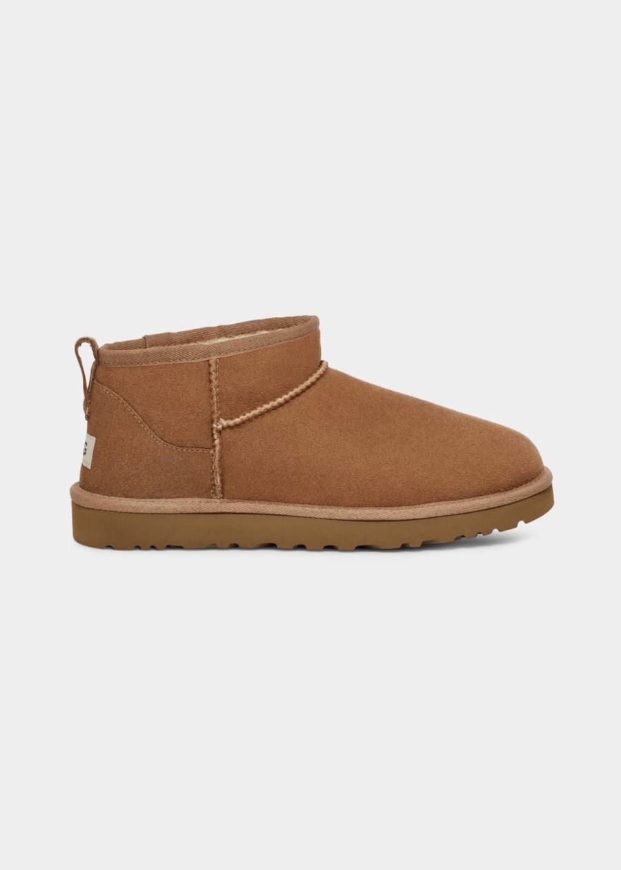 Shoes Sundance Shoes | Ugg® Men'S Classic Ultra Mini Boot Chestnut