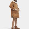 Clothes Sundance Shoes | Ugg®Takara Luxefluff Mid Jacket - Fs Chestnut