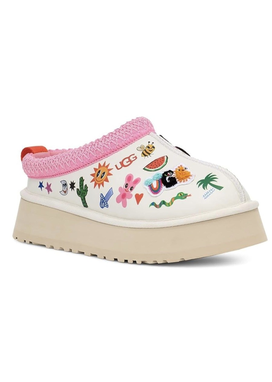 Shoes Sundance Shoes Slippers | Ugg® Tazz Pop Sketch Slipper White