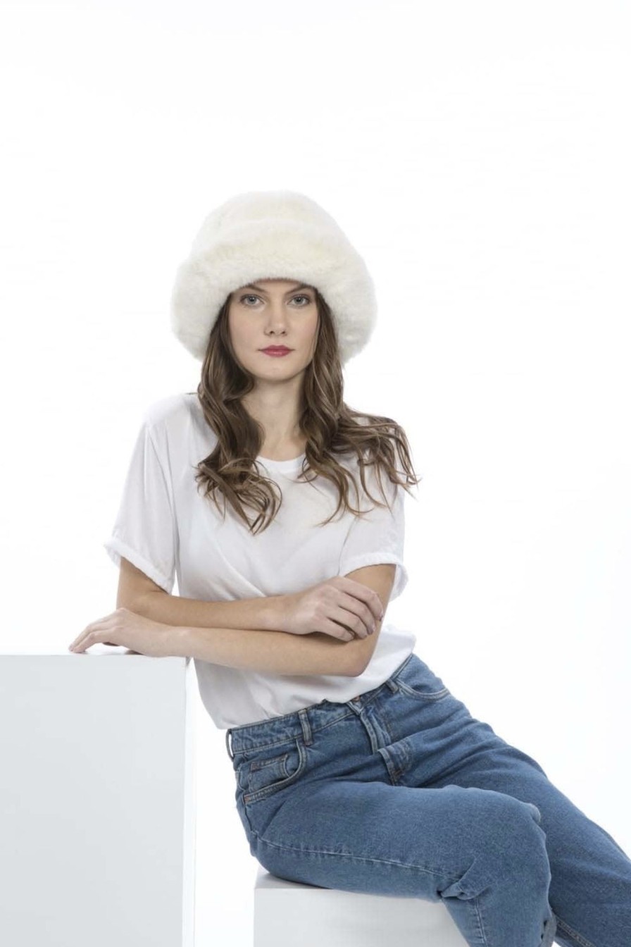 Accessories Sundance Shoes | Jayley Faux Fur Bucket Hat - Fs