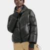 Clothes Sundance Shoes | Ugg®Ronney Puffer Faux Leather Jacket - Fs Black