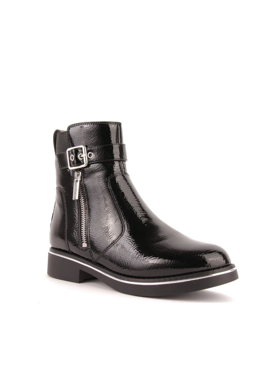 Shoes Sundance Shoes | Valdini Peppy Waterproof Boot - Fs Black Patent